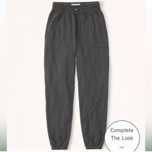 A&F Quilted Sunday Sweatpant